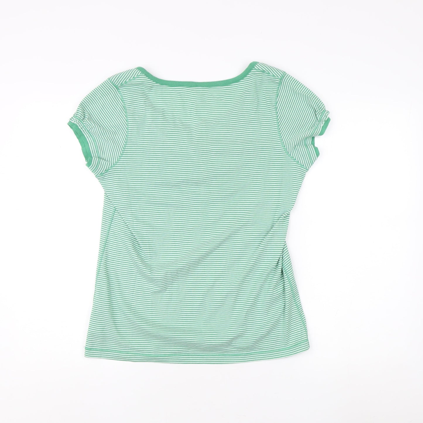 Womens UK Size 16 Marks and Spencer Green Basic T-Shirt