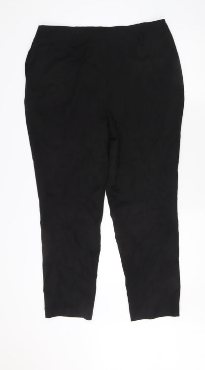 Womens UK Size 16 Very   Black Trousers