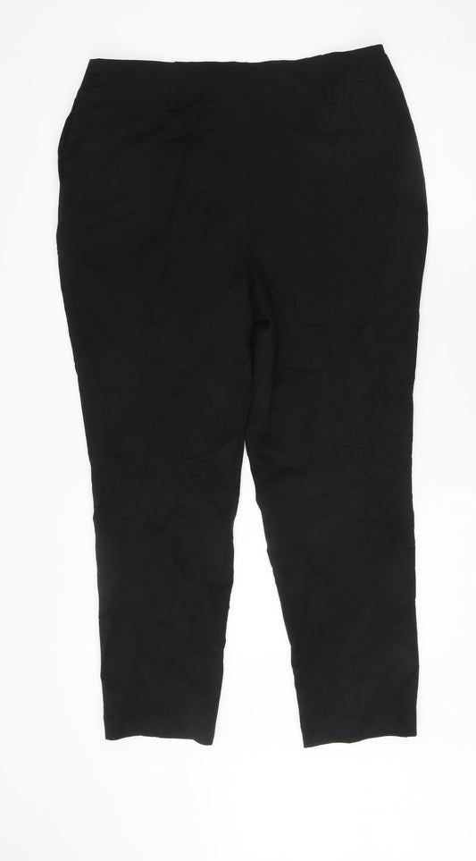 Womens UK Size 16 Very   Black Trousers