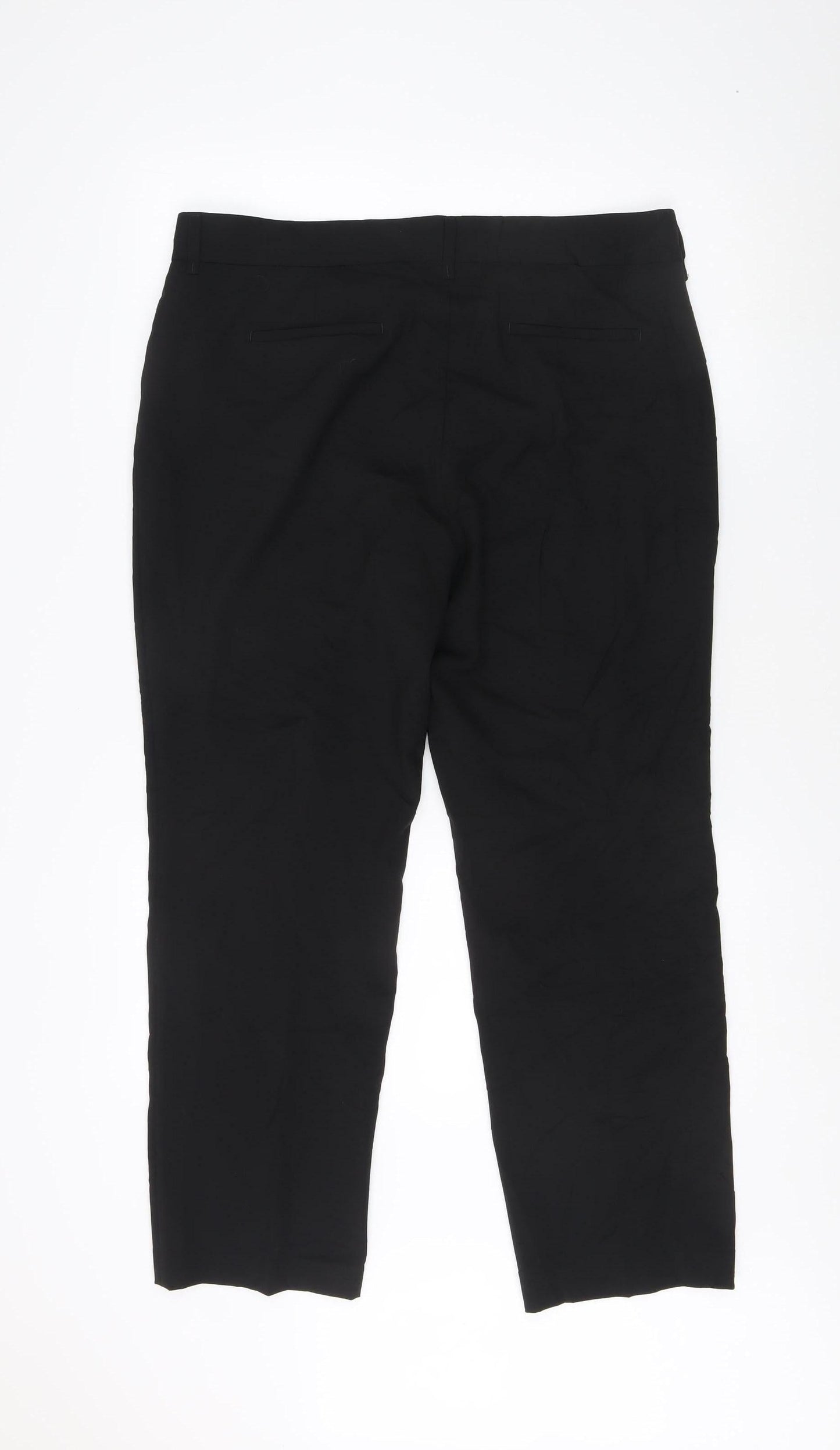 Brax Men's Black Straight Trousers Size 18