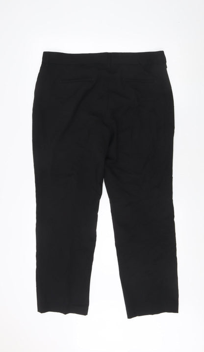 Brax Men's Black Straight Trousers Size 18