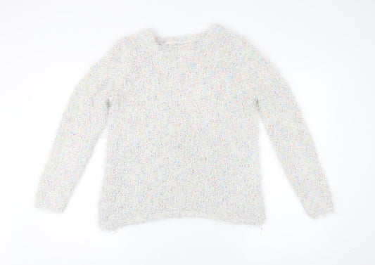 Womens UK Size 16 BHS Ivory Pullover Jumper