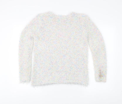 Womens UK Size 16 BHS Ivory Pullover Jumper