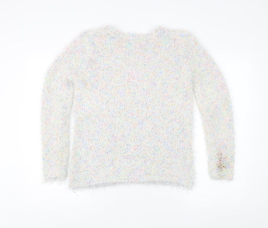 Womens UK Size 16 BHS Ivory Pullover Jumper