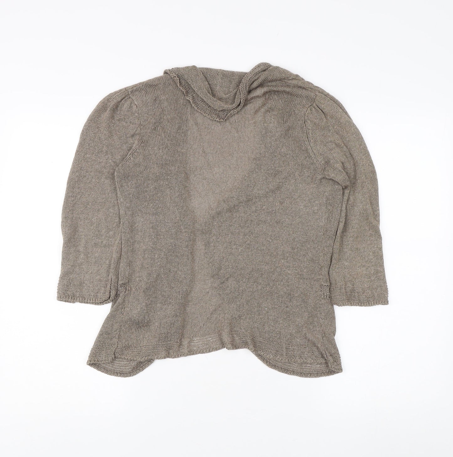 Womens UK Size L Mexx Beige Cardigan Jumper