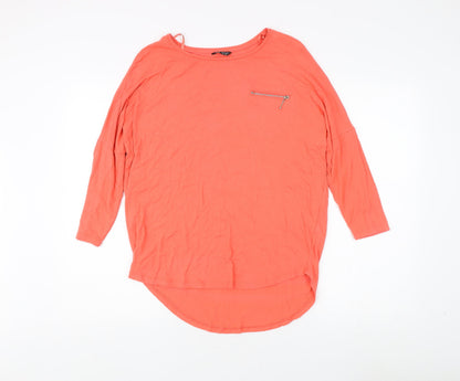 Select Women's Orange Long Sleeve Top, Size 10