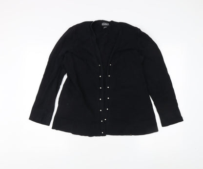 Cashel Women's Black Long Sleeve Cardigan Size L