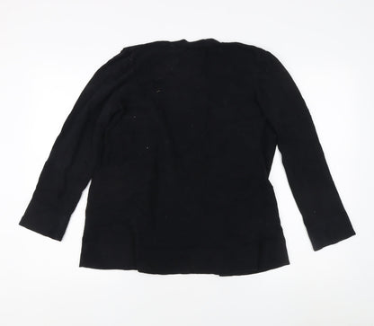 Cashel Women's Black Long Sleeve Cardigan Size L