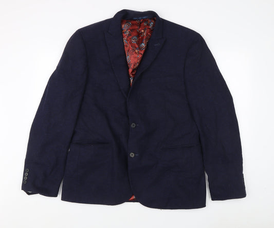 Mens UK Size 44 NEXT Regular Blue Suit Jacket