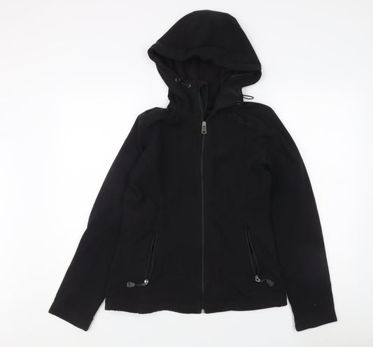 O'Neill Women's Black Soft Shell Hooded Jacket S