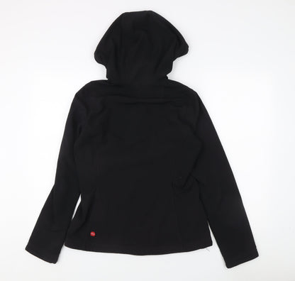 O'Neill Women's Black Soft Shell Hooded Jacket S