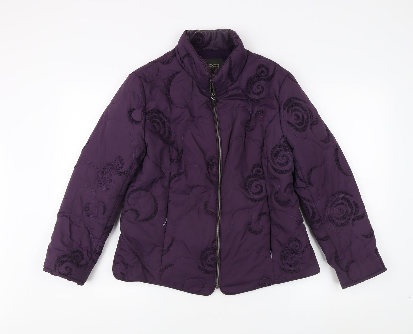 Alexon Purple Women's Puffer Jacket Size 14