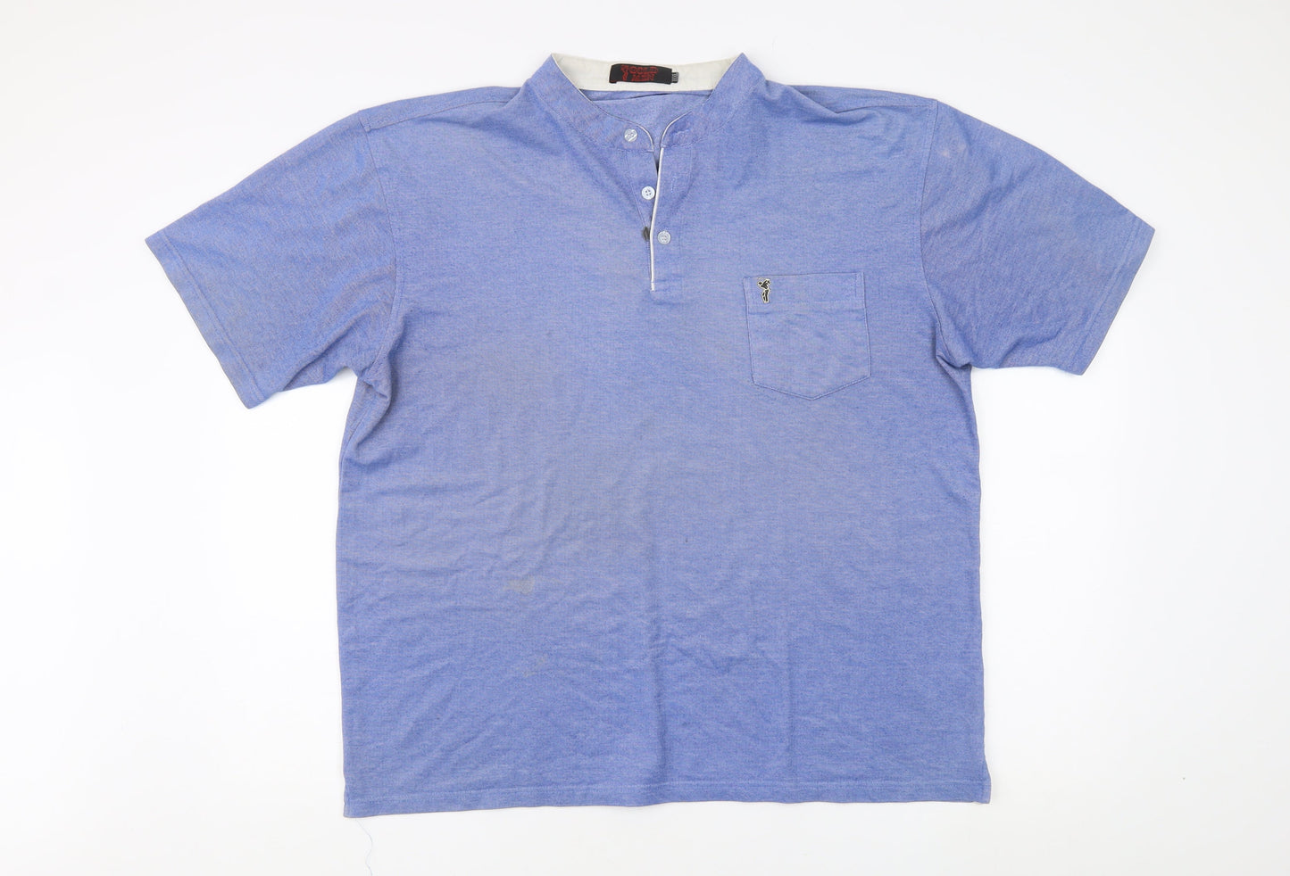 Gold Men Blue 2XL Polo Shirt for Men