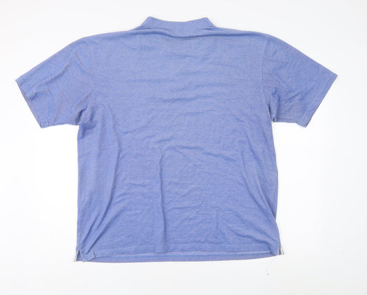 Gold Men Blue 2XL Polo Shirt for Men