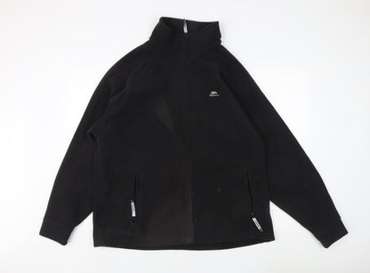 Trespass Men's Black XL Fleece Zip Sweatshirt