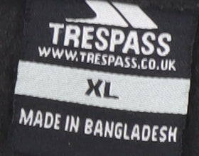 Trespass Men's Black XL Fleece Zip Sweatshirt