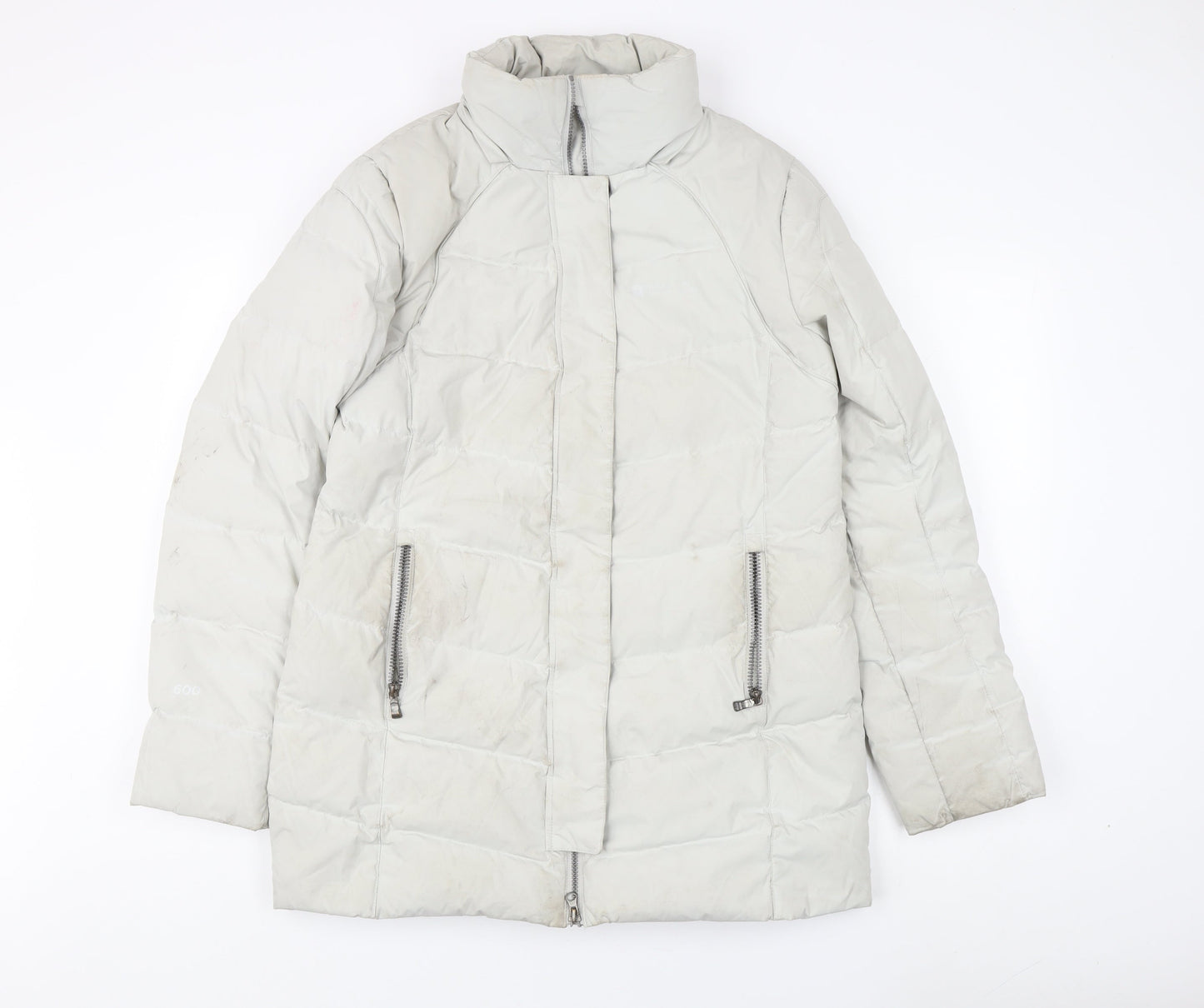 Womens UK Size 12 Mountain Warehouse Grey Puffer Jacket