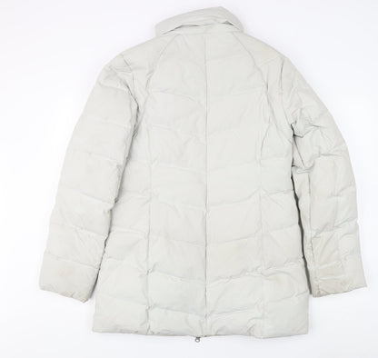 Womens UK Size 12 Mountain Warehouse Grey Puffer Jacket