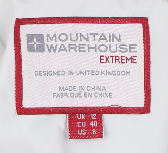 Womens UK Size 12 Mountain Warehouse Grey Puffer Jacket