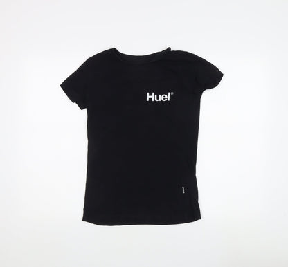 Unisex Adults UK Size S Huel Black Basic T-Shirt