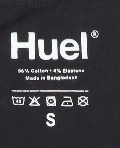 Unisex Adults UK Size S Huel Black Basic T-Shirt