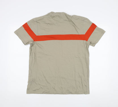 Womens UK Size L Ted Baker Beige Basic T-Shirt