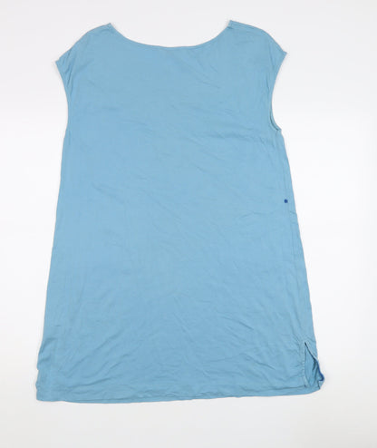 Boden Women's Blue Sleeveless T-Shirt, Medium, Casual