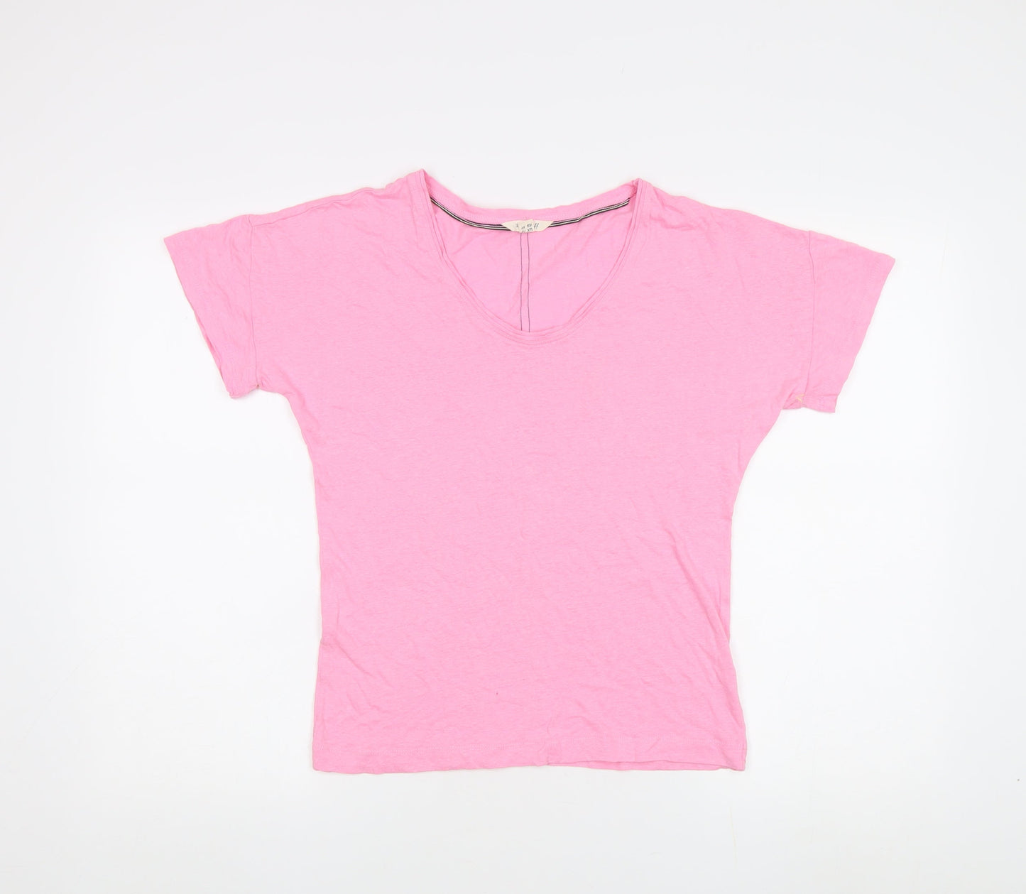 Womens UK Size 16 White Stuff Pink Basic T-Shirt
