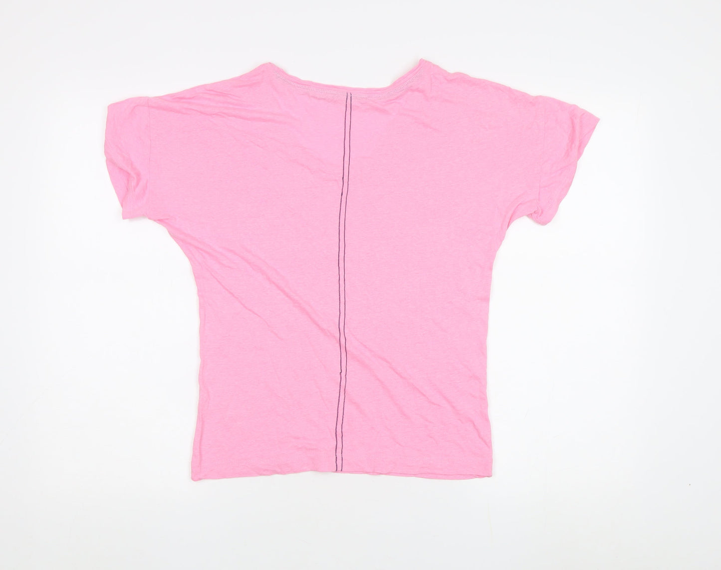 Womens UK Size 16 White Stuff Pink Basic T-Shirt