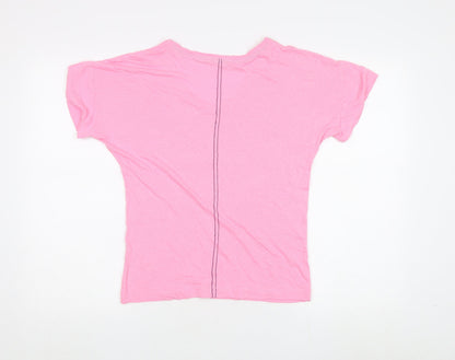 Womens UK Size 16 White Stuff Pink Basic T-Shirt