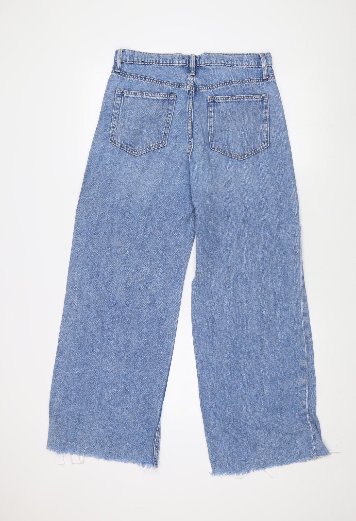 Gap Men's Blue Wide-Leg High-Rise Jeans Size 8
