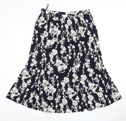 Eastex Women's Multicoloured Floral Skirt, Size 14