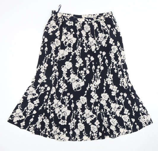 Eastex Women's Multicoloured Floral Skirt, Size 14