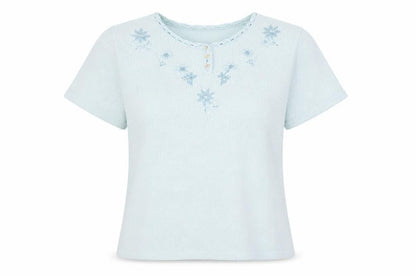 Womens UK Size 14 Honor Millburn Blue Henley