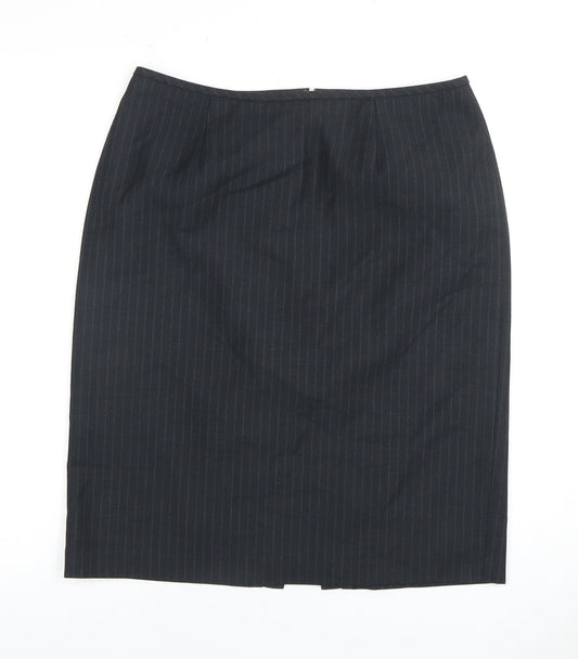 Calvin Klein Women's Black Pencil Skirt Size 8