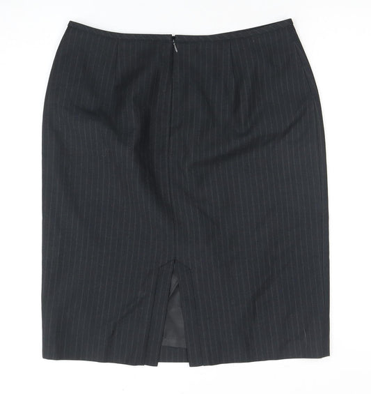 Calvin Klein Women's Black Pencil Skirt Size 8