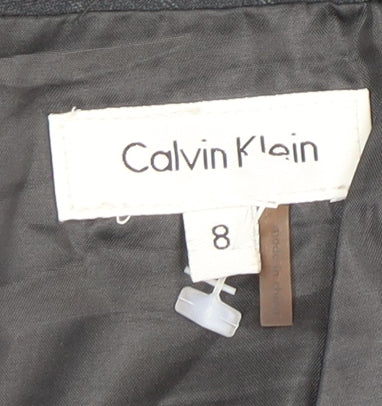 Calvin Klein Women's Black Pencil Skirt Size 8