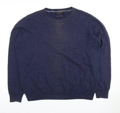 Austin Reed Men’s Blue Crew Neck Pullover Medium