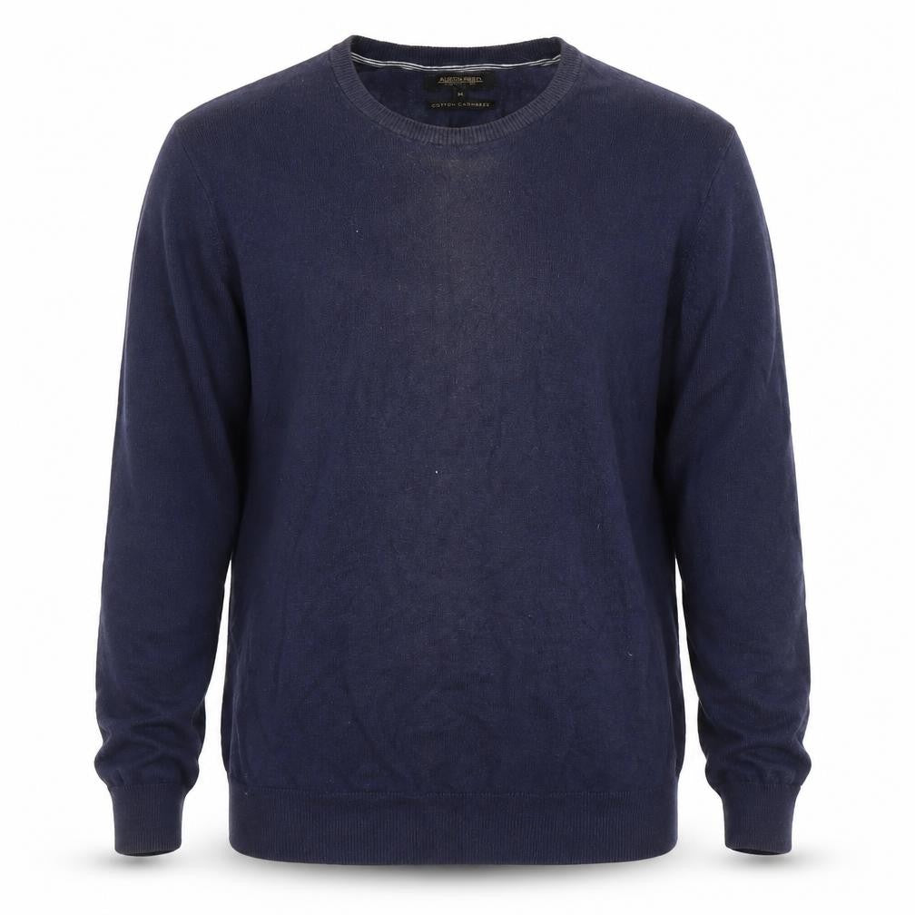 Mens UK Size M Austin Reed Blue Pullover Jumper