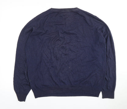 Austin Reed Men’s Blue Crew Neck Pullover Medium