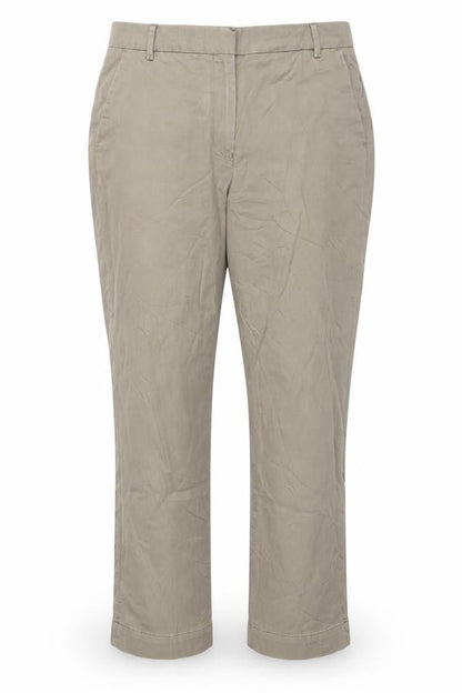 Reiss Women's Beige Cotton Trousers Size 10