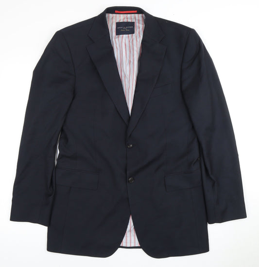 Mens UK Size 38 Tommy Hilfiger  Blue Suit Jacket