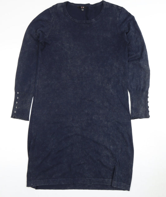 Yest Women's Blue Long Sleeve Dress Size 10