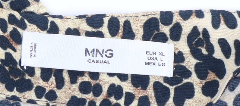 Womens UK Size XL MNG  Casual Multicoloured Trousers
