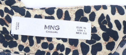Womens UK Size XL MNG  Casual Multicoloured Trousers