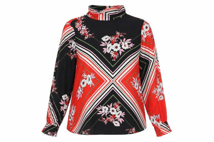 Womens UK Size 12 Dorothy Perkins Red Basic Blouse
