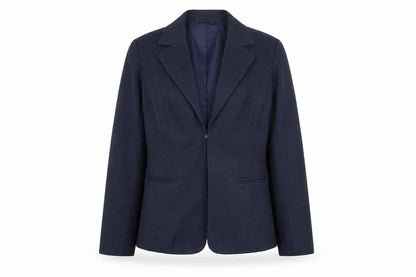 Lulu Women's Blue Suit Jacket Size 14 Regular Fit