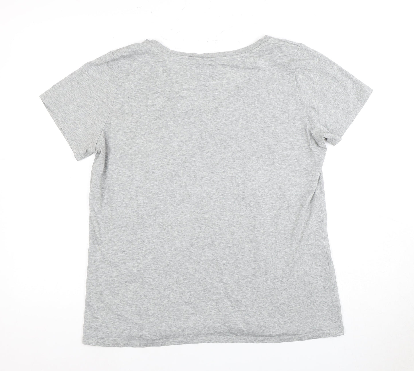 Womens UK Size XL Nike Grey Basic T-Shirt