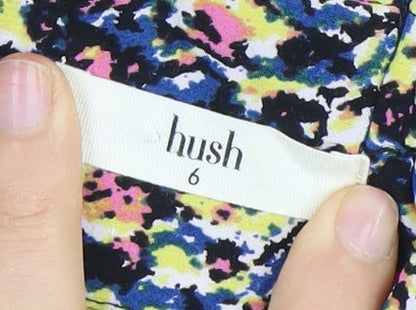 Hush Women's Multicoloured Geometric Skirt