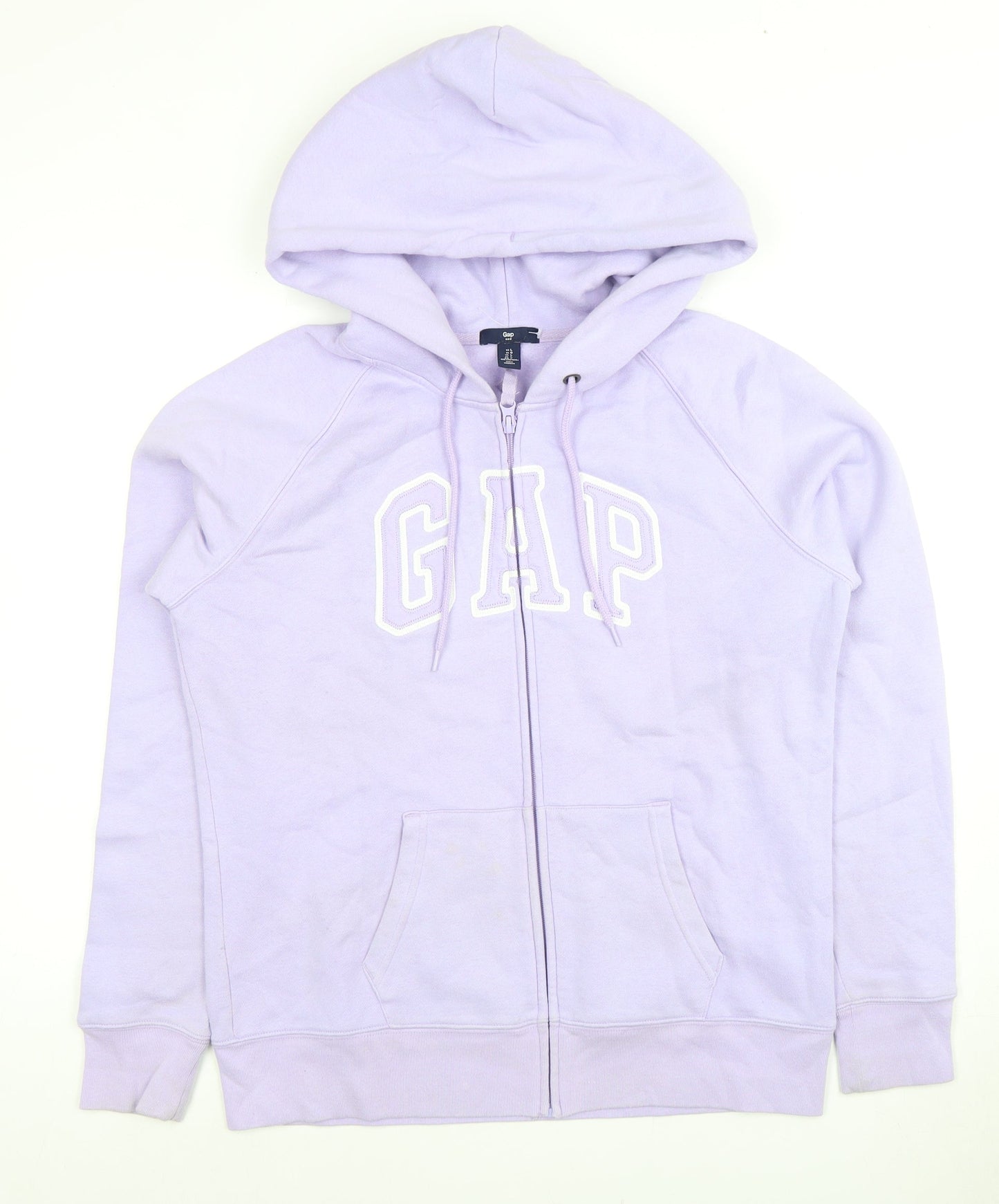 Gap Women's Purple Full Zip Hoodie UK 12